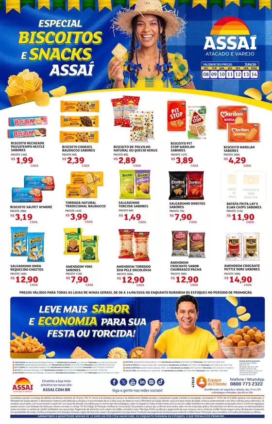 Catálogo Assaí Atacadista | Encarte Assaí Atacadista 47810-712 | 2026-06-08T00:00:00.000Z - 2026-06-14T00:00:00.000Z