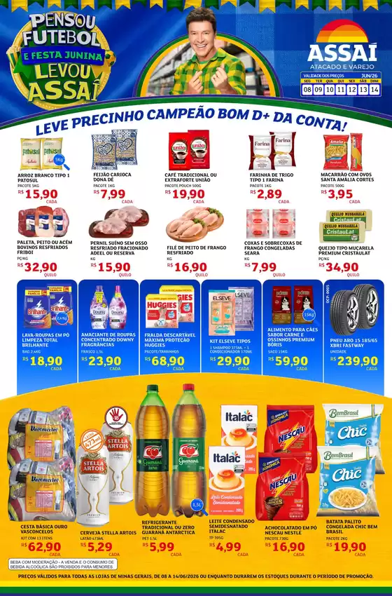 Catálogo Assaí Atacadista | Encarte Assaí Atacadista 47809-712 | 2026-06-08T00:00:00.000Z - 2026-06-14T00:00:00.000Z