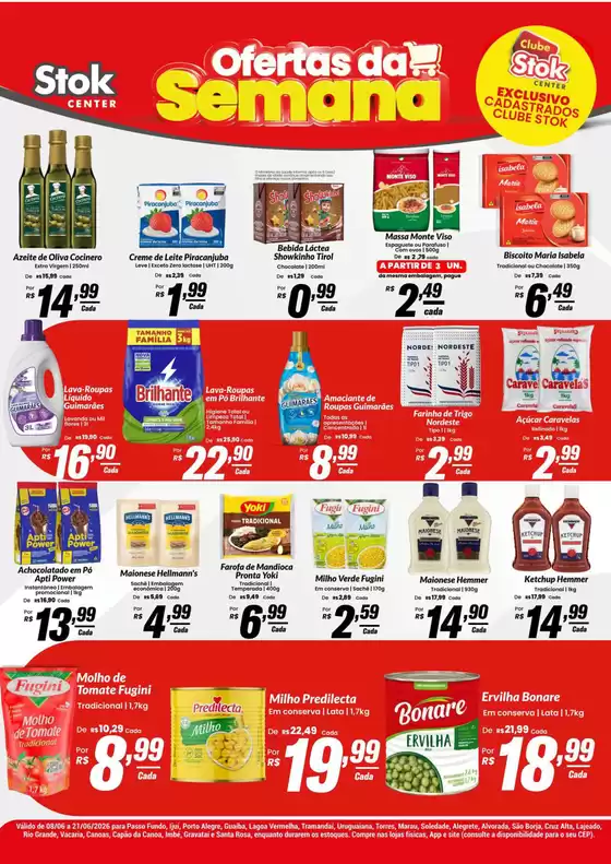 Catálogo Stok Center | ENCARTE DE OFERTAS RS | 2026-06-08T00:00:00.000Z - 2026-06-21T00:00:00.000Z