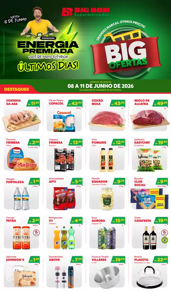 Catálogo Big Bom Supermercados | Big Ofertas | 2026-06-08T00:00:00.000Z - 2026-06-11T00:00:00.000Z