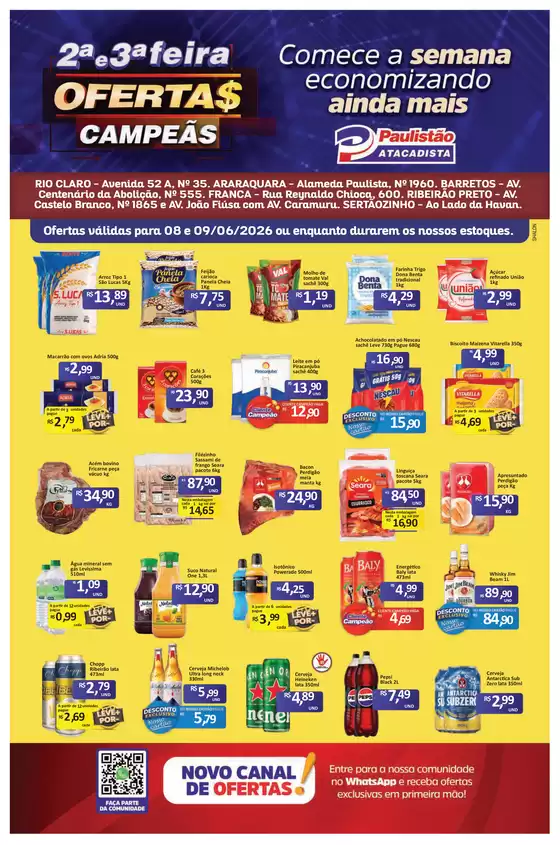 Catálogo Paulistão Atacadista | Encarte Paulistão Atacadista | 2026-06-08T00:00:00.000Z - 2026-06-09T00:00:00.000Z