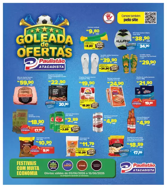 Catálogo Paulistão Atacadista | Ofertas exclusivas para nossos clientes | 2026-06-03T00:00:00.000Z - 2026-06-16T00:00:00.000Z