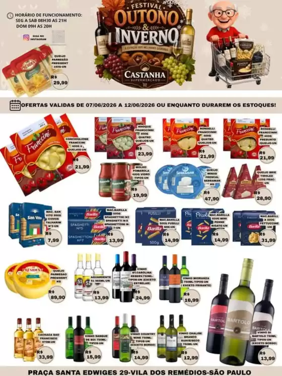 Catálogo Supermercado Castanha | Festival Outono | 2026-06-08T00:00:00.000Z - 2026-06-12T00:00:00.000Z