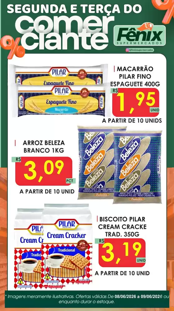 Catálogo Fênix Supermercados | SEGUNDA E TERÇA DO Comer CiIante | 2026-06-09T00:00:00.000Z - 2026-06-09T00:00:00.000Z