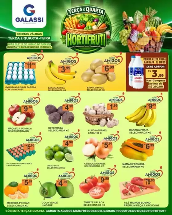 Catálogo Supermercados Galassi | TERÇA E QUARTA | 2026-06-09T00:00:00.000Z - 2026-06-10T00:00:00.000Z