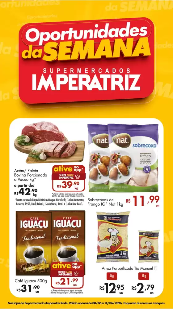 Catálogo Supermercados Imperatriz | Semana Imperdível | 2026-06-09T00:00:00.000Z - 2026-06-14T00:00:00.000Z