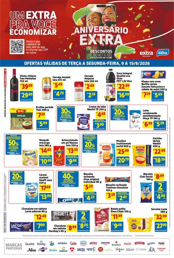 Catálogo Mercado Extra | Ofertas especiais para você | 2026-06-09T00:00:00.000Z - 2026-06-15T00:00:00.000Z