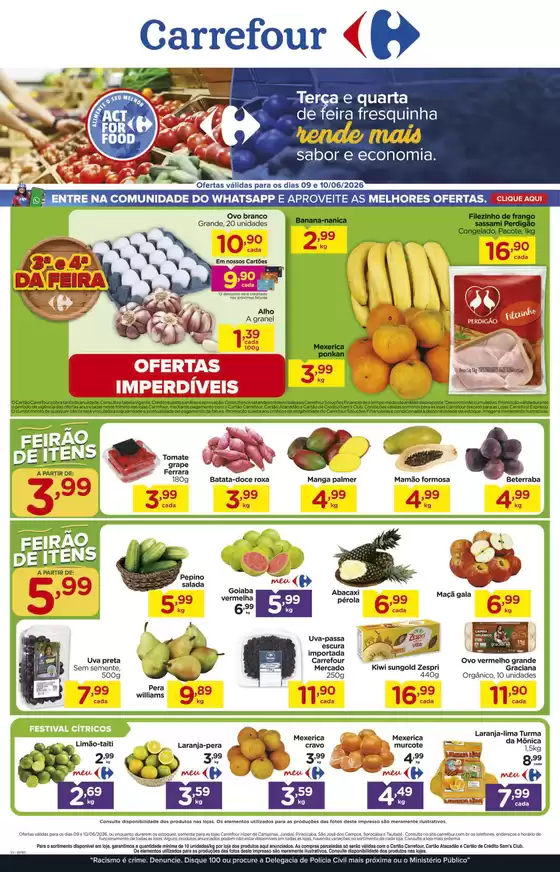 Catálogo Carrefour em Capela do Alto | Ofertas especiais atraentes para todos | 2026-06-09T00:00:00.000Z - 2026-06-10T00:00:00.000Z
