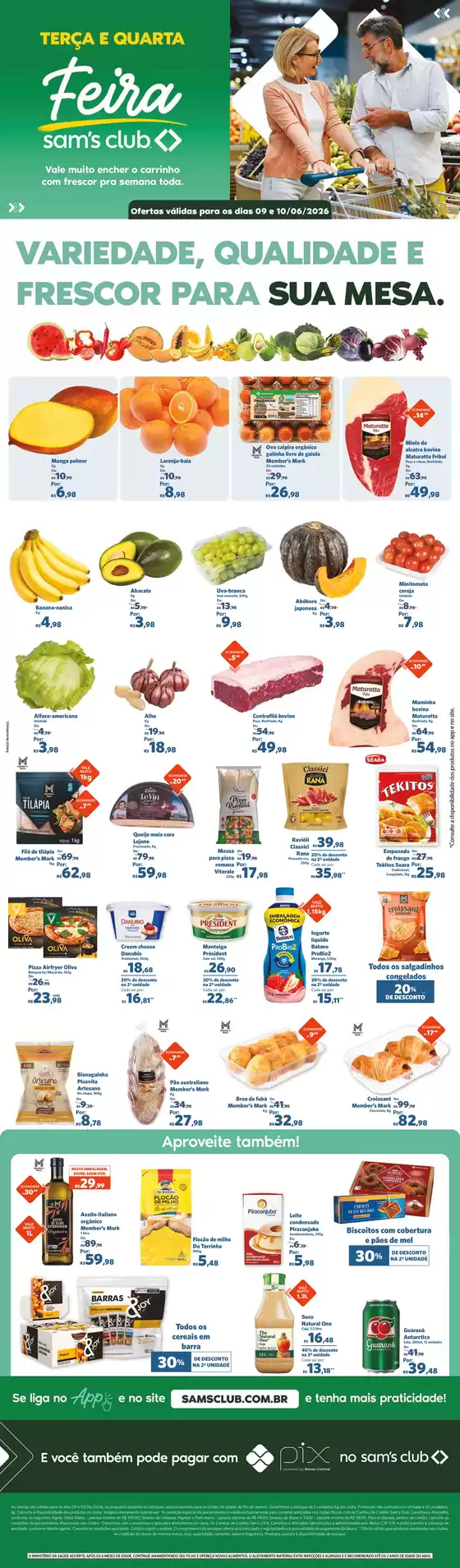 Catálogo Sam's Club | Melhores ofertas para todos os clientes | 2026-06-09T00:00:00.000Z - 2026-06-10T00:00:00.000Z