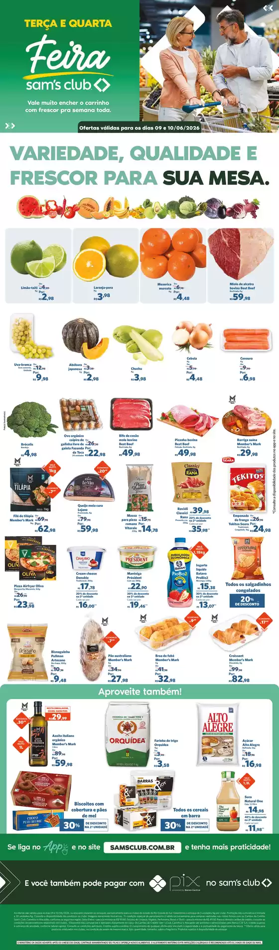 Catálogo Sam's Club | Melhores ofertas para todos os caçadores de pechinchas | 2026-06-09T00:00:00.000Z - 2026-06-10T00:00:00.000Z