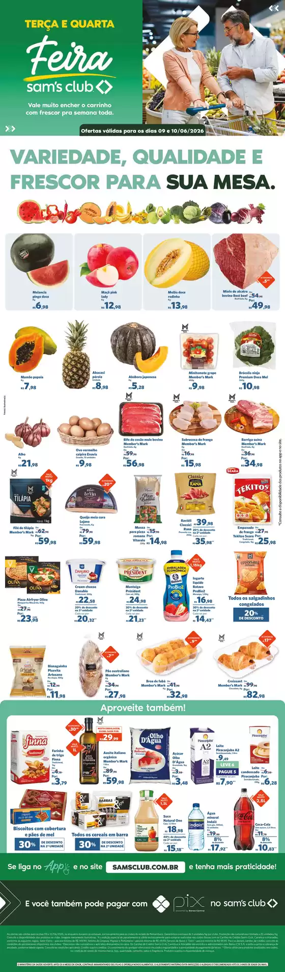 Catálogo Sam's Club | Pechinchas e ofertas atuais | 2026-06-09T00:00:00.000Z - 2026-06-10T00:00:00.000Z