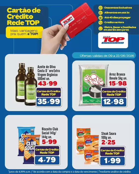 Catálogo Rede Top | Ofertas para caçadores de pechinchas | 2026-06-09T00:00:00.000Z - 2026-06-22T00:00:00.000Z