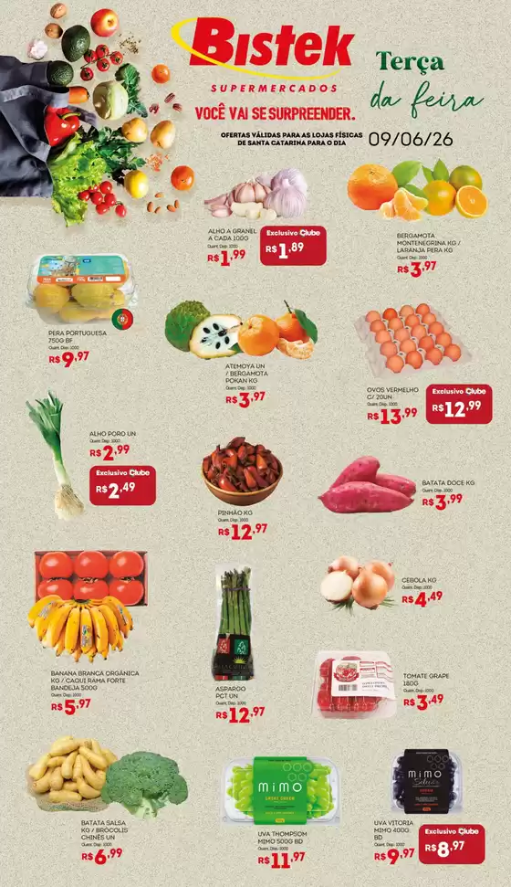 Catálogo Bistek Supermercados | Encarte Bistek Supermercados | 2026-06-09T00:00:00.000Z - 2026-06-09T00:00:00.000Z