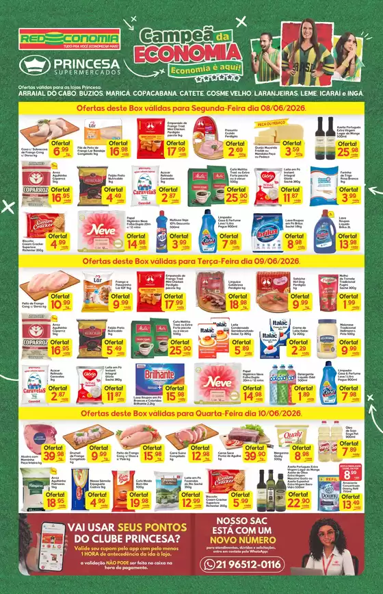 Catálogo Princesa Supermercados | Campeã da economia - 08 a 10/06 | 2026-06-08T00:00:00.000Z - 2026-06-11T00:00:00.000Z