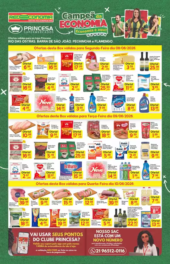 Catálogo Princesa Supermercados | Campeã da economia - Ostras, BSJ, Pech, Fla 08 a 10/06 | 2026-06-08T00:00:00.000Z - 2026-06-11T00:00:00.000Z