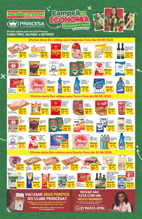 Catálogo Princesa Supermercados | Campeã da Economia - CF, Iguaba, Barcas 08 a 10/06 | 2026-06-08T00:00:00.000Z - 2026-06-11T00:00:00.000Z