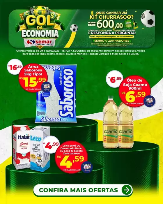 Catálogo Semar Supermercado | Ótima oferta para caçadores de pechinchas | 2026-06-09T00:00:00.000Z - 2026-06-15T00:00:00.000Z