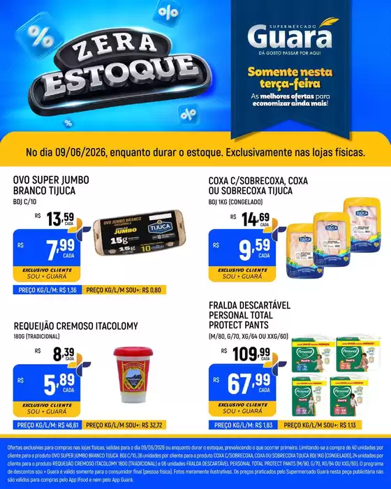 Catálogo Supermercado Guará | Nossas melhores pechinchas | 2026-06-09T00:00:00.000Z - 2026-06-09T00:00:00.000Z