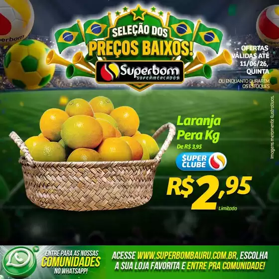 Catálogo Superbom Supermercados | Ofertas especiais para você | 2026-06-09T00:00:00.000Z - 2026-06-11T00:00:00.000Z