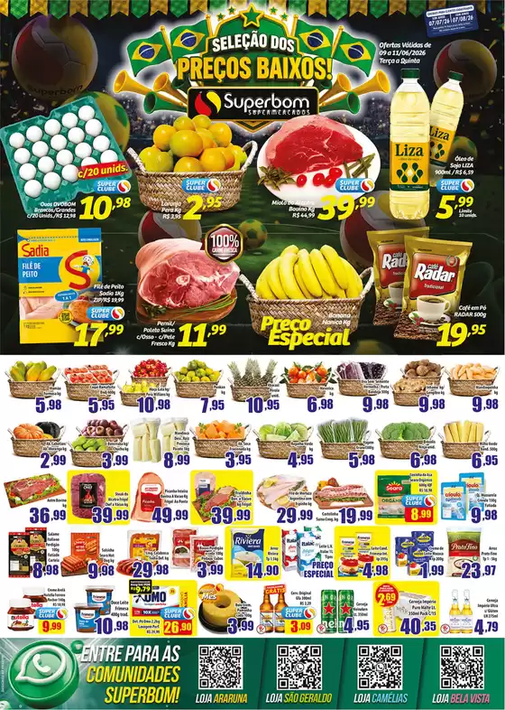 Catálogo Superbom Supermercados | Nossas melhores ofertas para você | 2026-06-09T00:00:00.000Z - 2026-06-11T00:00:00.000Z