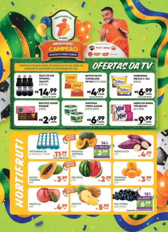 Catálogo Pais e Filhos Supermercados | Encarte Pais e Filhos Supermercados | 2026-06-09T00:00:00.000Z - 2026-06-10T00:00:00.000Z