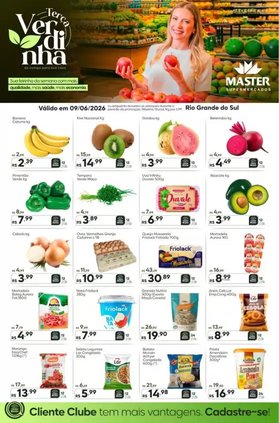 Catálogo Master Supermercados | Terca verdinha | 2026-06-09T00:00:00.000Z - 2026-06-09T00:00:00.000Z