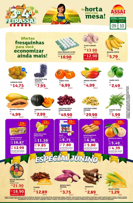 Catálogo Assaí Atacadista | Encarte Assaí Atacadista 47408-758 | 2026-06-09T00:00:00.000Z - 2026-06-10T00:00:00.000Z