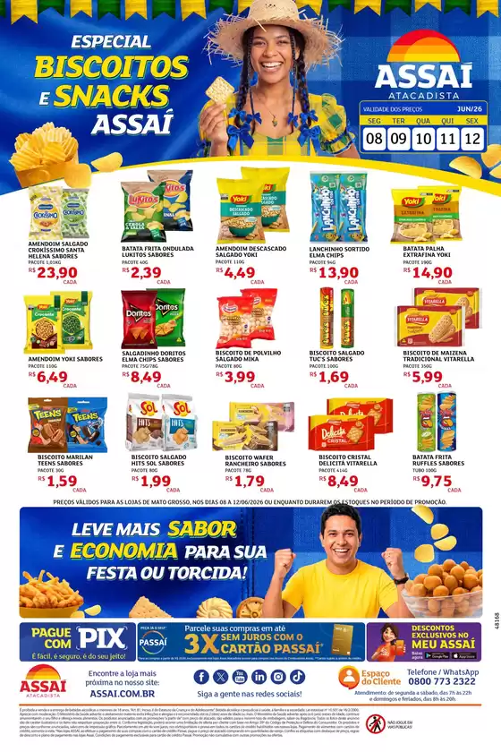 Catálogo Assaí Atacadista | Encarte Assaí Atacadista 48168-38 | 2026-06-09T00:00:00.000Z - 2026-06-12T00:00:00.000Z