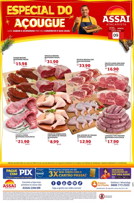 Catálogo Assaí Atacadista | Encarte Assaí Atacadista 48070-39 | 2026-06-09T00:00:00.000Z - 2026-06-09T00:00:00.000Z
