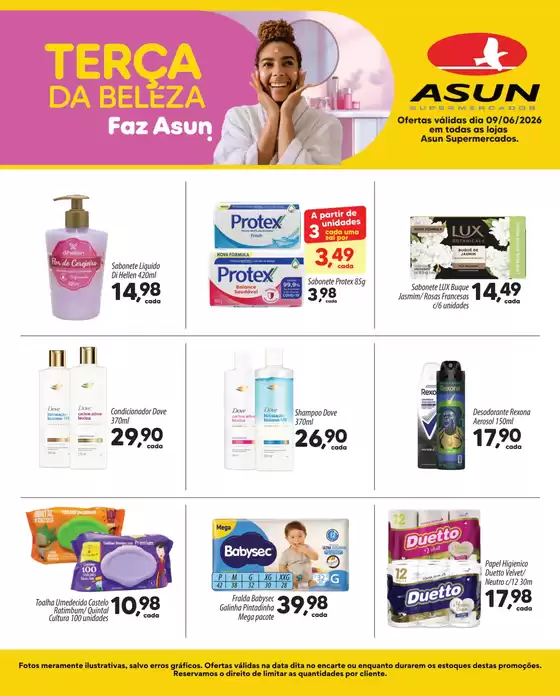 Catálogo Asun | Terça da Higiene e Beleza | 2026-06-09T00:00:00.000Z - 2026-06-09T00:00:00.000Z