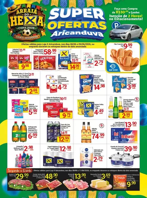 Catálogo X Supermercados | Ofertas exclusivas | 2026-06-08T00:00:00.000Z - 2026-06-11T00:00:00.000Z