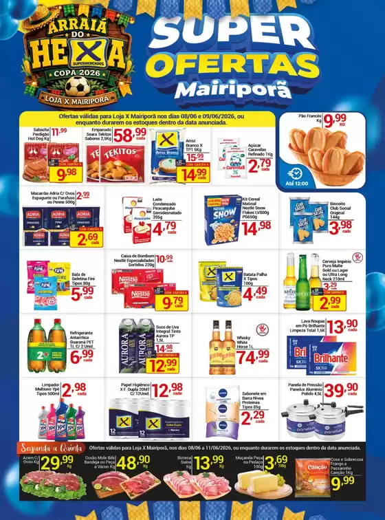 Catálogo X Supermercados | Nossas melhores ofertas para você | 2026-06-08T00:00:00.000Z - 2026-06-09T00:00:00.000Z