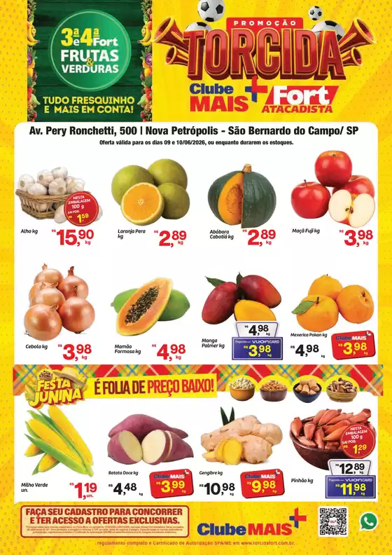 Catálogo Fort Atacadista | SP Fort FLV 3ª e 4ª Verde 09 e 10 JUN 26 Sao Bernardo | 2026-06-09T00:00:00.000Z - 2026-06-10T00:00:00.000Z