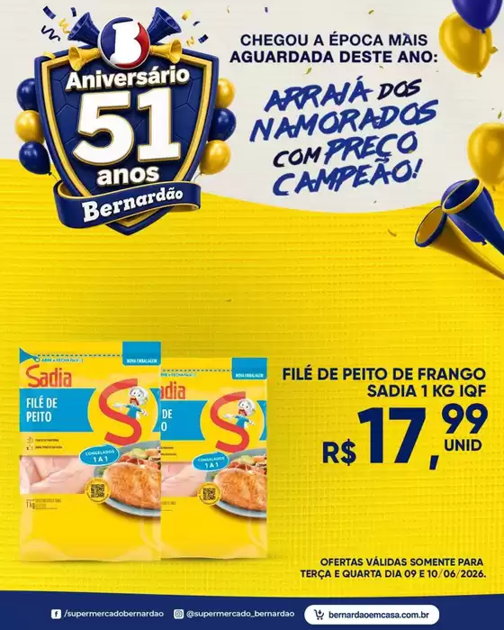 Catálogo Supermercado Bernardão | Encarte Supermercado Bernardão | 2026-06-09T00:00:00.000Z - 2026-06-10T00:00:00.000Z