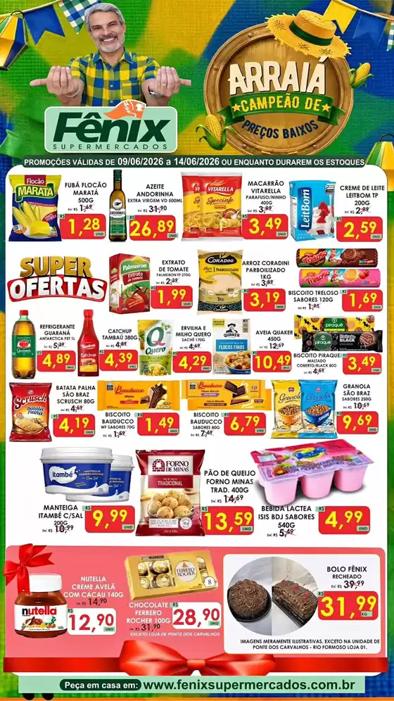 Catálogo Fênix Supermercados | Arraia Campeão | 2026-06-10T00:00:00.000Z - 2026-06-14T00:00:00.000Z