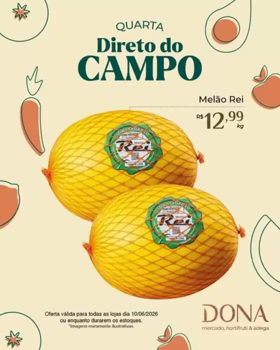 Catálogo Dona de Casa Supermercados | Quarta Direto Do Campo | 2026-06-10T00:00:00.000Z - 2026-06-10T00:00:00.000Z