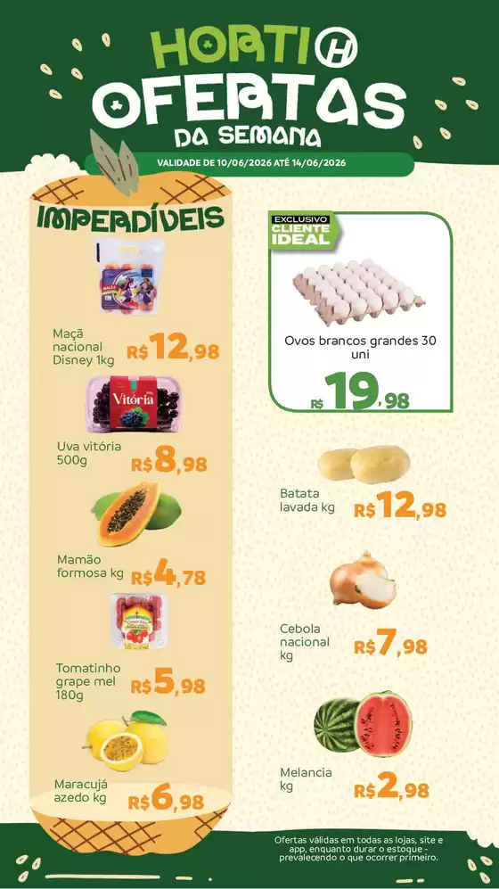 Catálogo Hiperideal Supermercados | Ofertas exclusivas | 2026-06-10T00:00:00.000Z - 2026-06-14T00:00:00.000Z