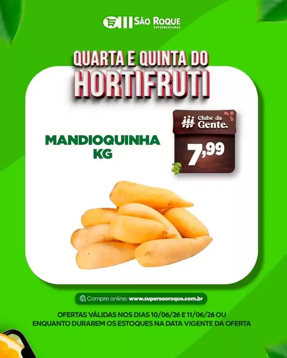 Catálogo São Roque Supermercados | Encarte São Roque Supermercados | 2026-06-10T00:00:00.000Z - 2026-06-11T00:00:00.000Z