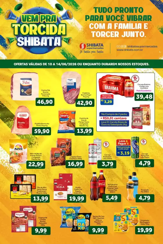 Catálogo Shibata Supermercados | Ótima oferta para todos os clientes | 2026-06-10T00:00:00.000Z - 2026-06-14T00:00:00.000Z