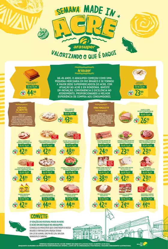 Catálogo Araújo Supermercados em Apicum-Açu | OFERTAS INDÚSTRIA ACREANA | 2026-06-09T00:00:00.000Z - 2026-06-15T00:00:00.000Z