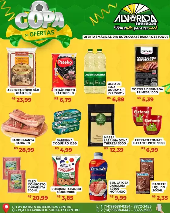 Catálogo Alvorada Supermercados | Encarte Alvorada Supermercados | 2026-06-10T00:00:00.000Z - 2026-06-10T00:00:00.000Z