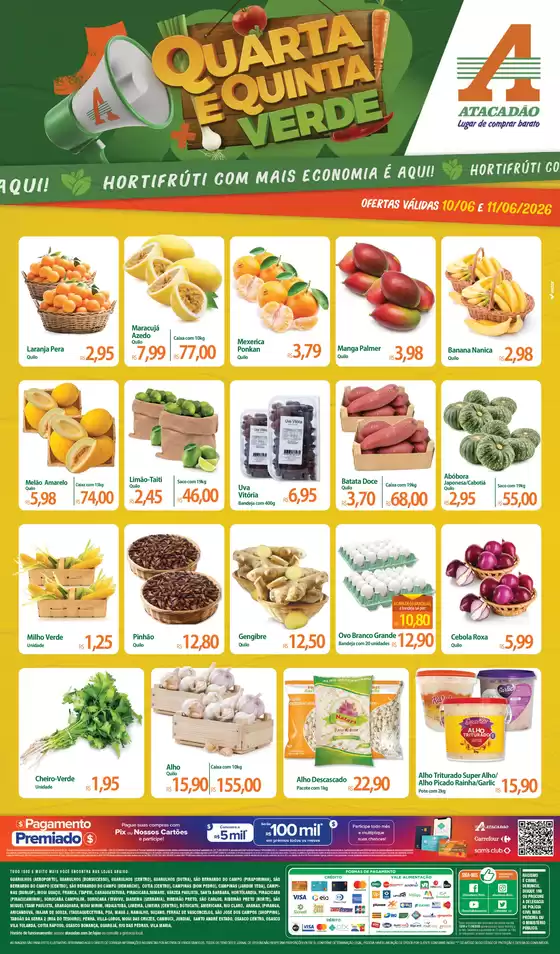 Catálogo Atacadão em Carapicuíba | Atacadão - Hortifrúti | 2026-06-10T00:00:00.000Z - 2026-06-11T00:00:00.000Z