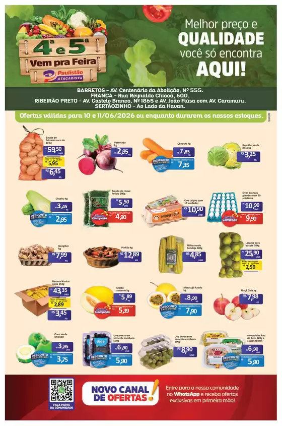 Catálogo Paulistão Atacadista | Descubra ofertas atraentes | 2026-06-10T00:00:00.000Z - 2026-06-11T00:00:00.000Z