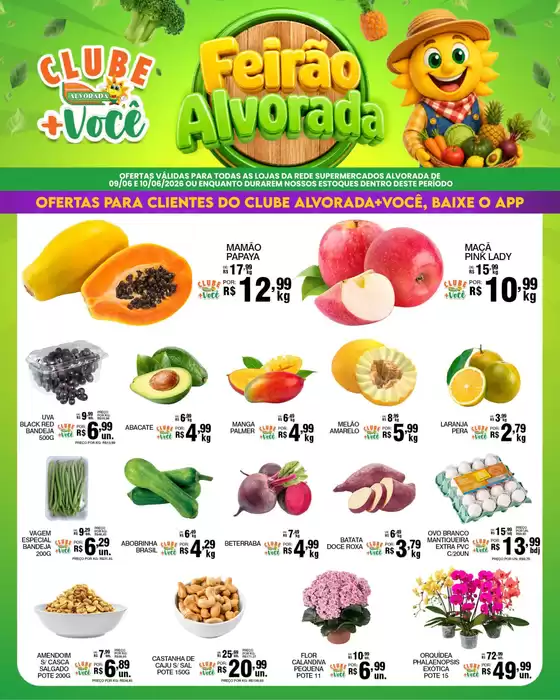 Catálogo Supermercados Alvorada | Ofertas e promoções atuais | 2026-06-09T00:00:00.000Z - 2026-06-10T00:00:00.000Z