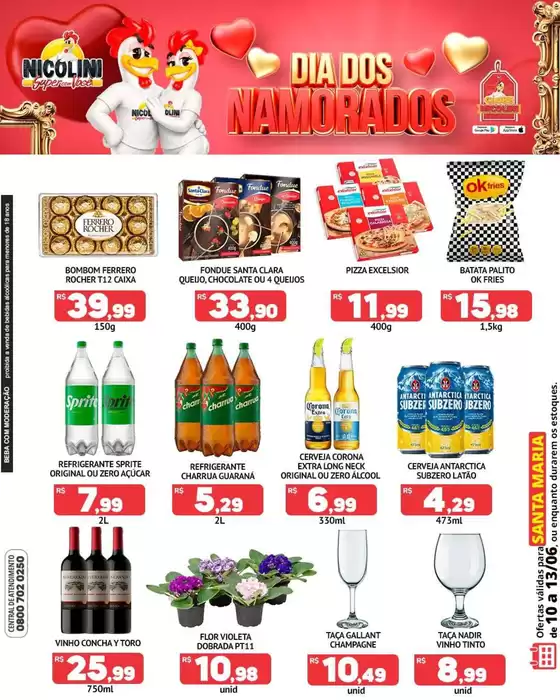 Catálogo Super Nicolini | Ofertas para caçadores de pechinchas | 2026-06-10T00:00:00.000Z - 2026-06-13T00:00:00.000Z