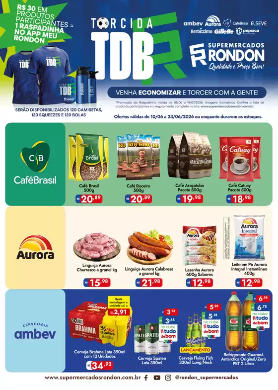 Catálogo Supermercados Rondon | Ofertas especiais para você | 2026-06-01T00:00:00.000Z - 2026-07-19T00:00:00.000Z