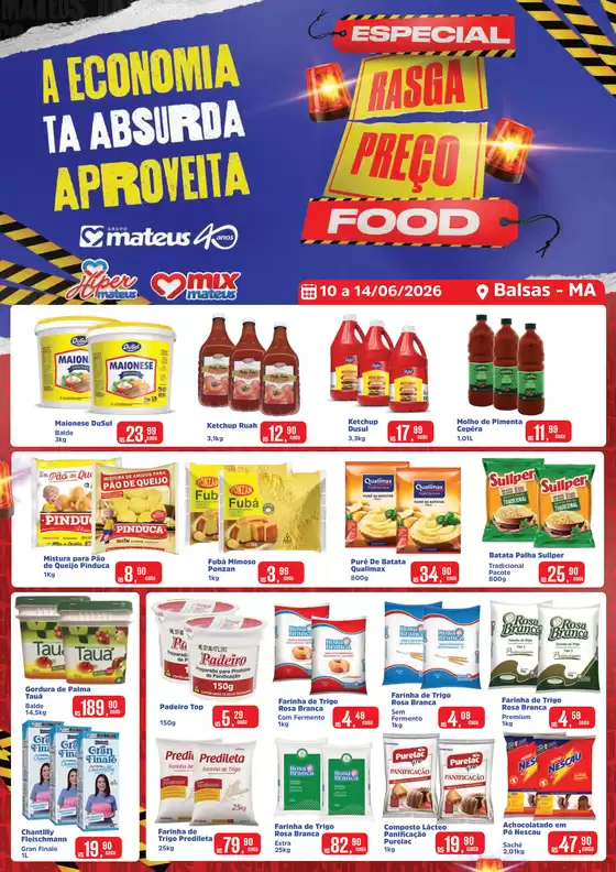 Catálogo Supermercados Mateus | Rasga preço | 2026-06-10T00:00:00.000Z - 2026-06-14T00:00:00.000Z