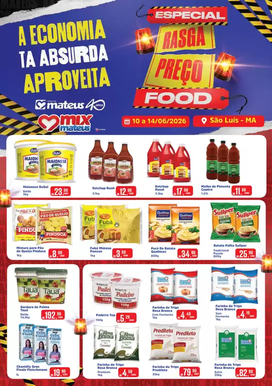 Catálogo Supermercados Mateus em São Luís | Rasga preço | 2026-06-10T00:00:00.000Z - 2026-06-14T00:00:00.000Z