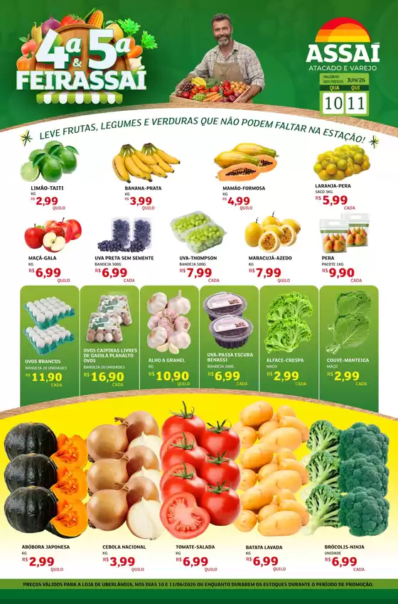 Catálogo Assaí Atacadista | Encarte Assaí Atacadista 48046-41 | 2026-06-10T00:00:00.000Z - 2026-06-11T00:00:00.000Z