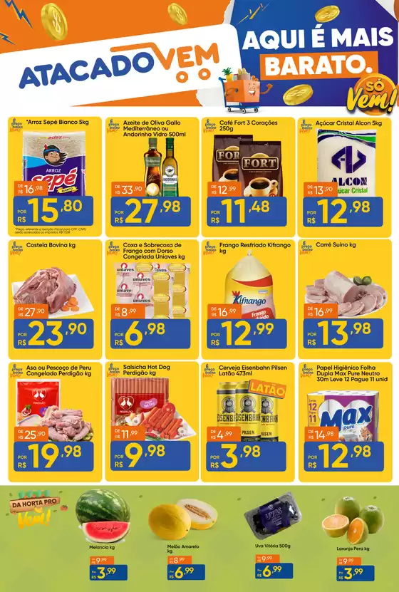 Catálogo ATACADO VEM | Encarte Atacado Vem | 2026-06-10T00:00:00.000Z - 2026-06-12T00:00:00.000Z